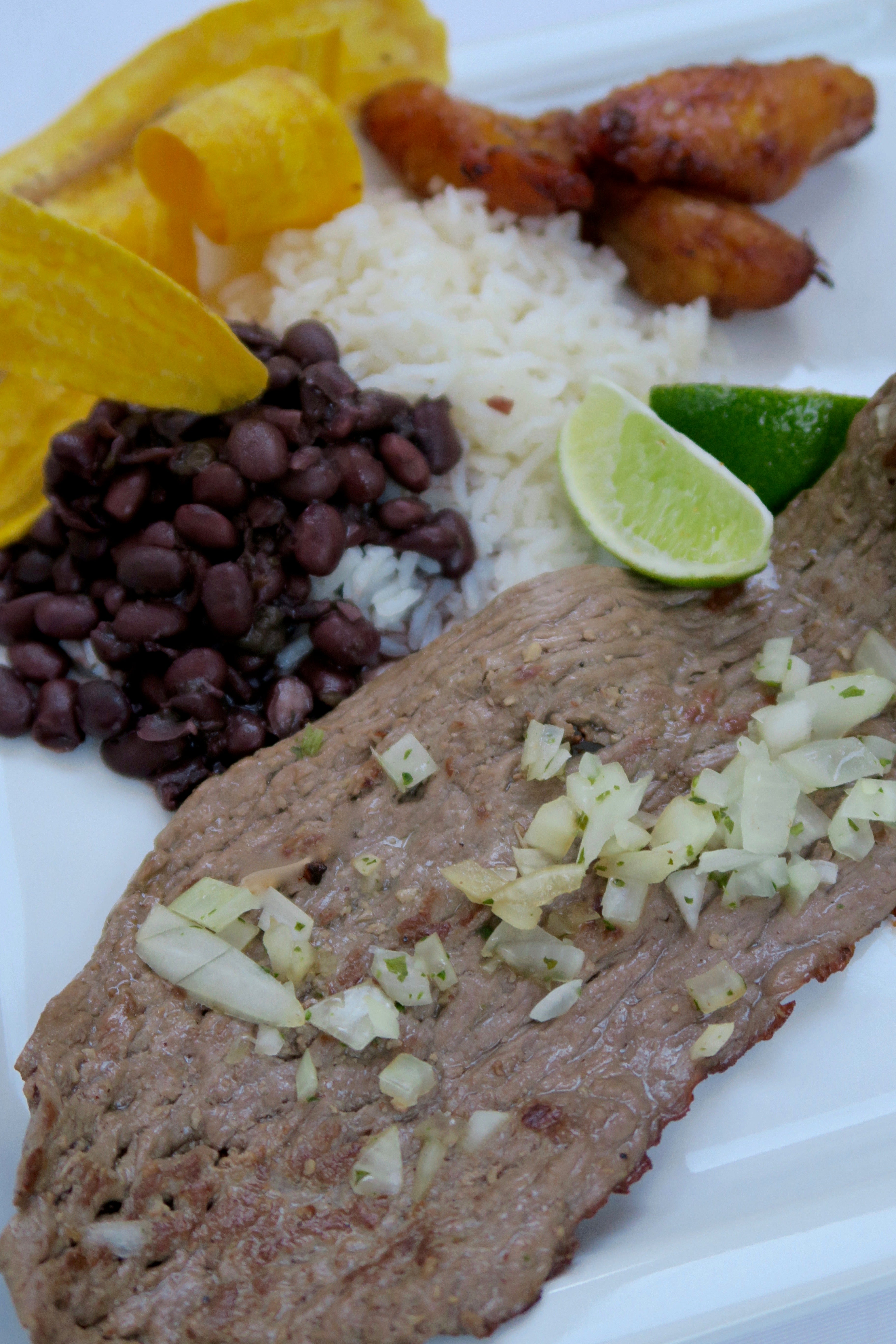 Cuban marinated outlet steak