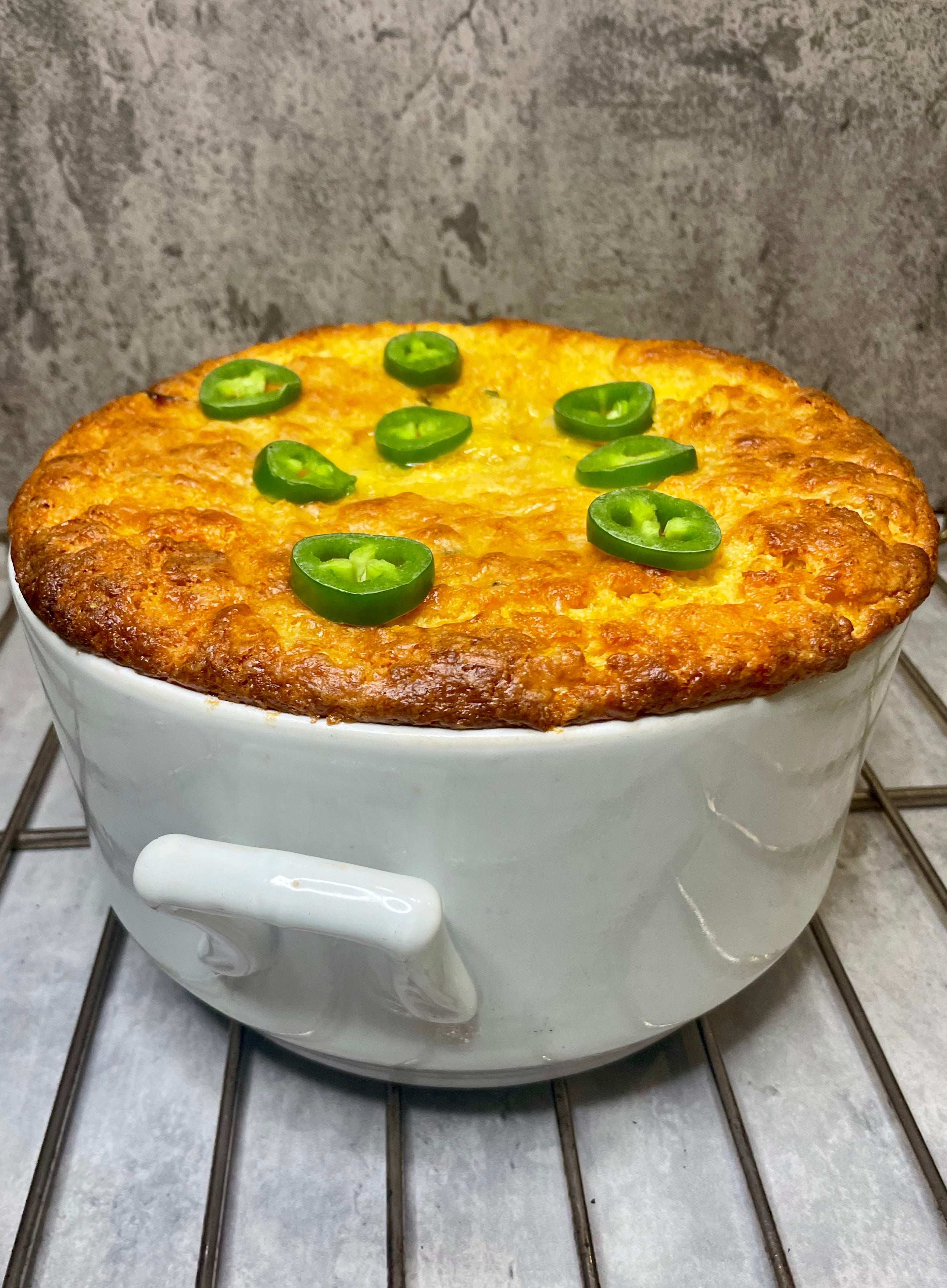 jalapeño cheesy corn casserole Savvy