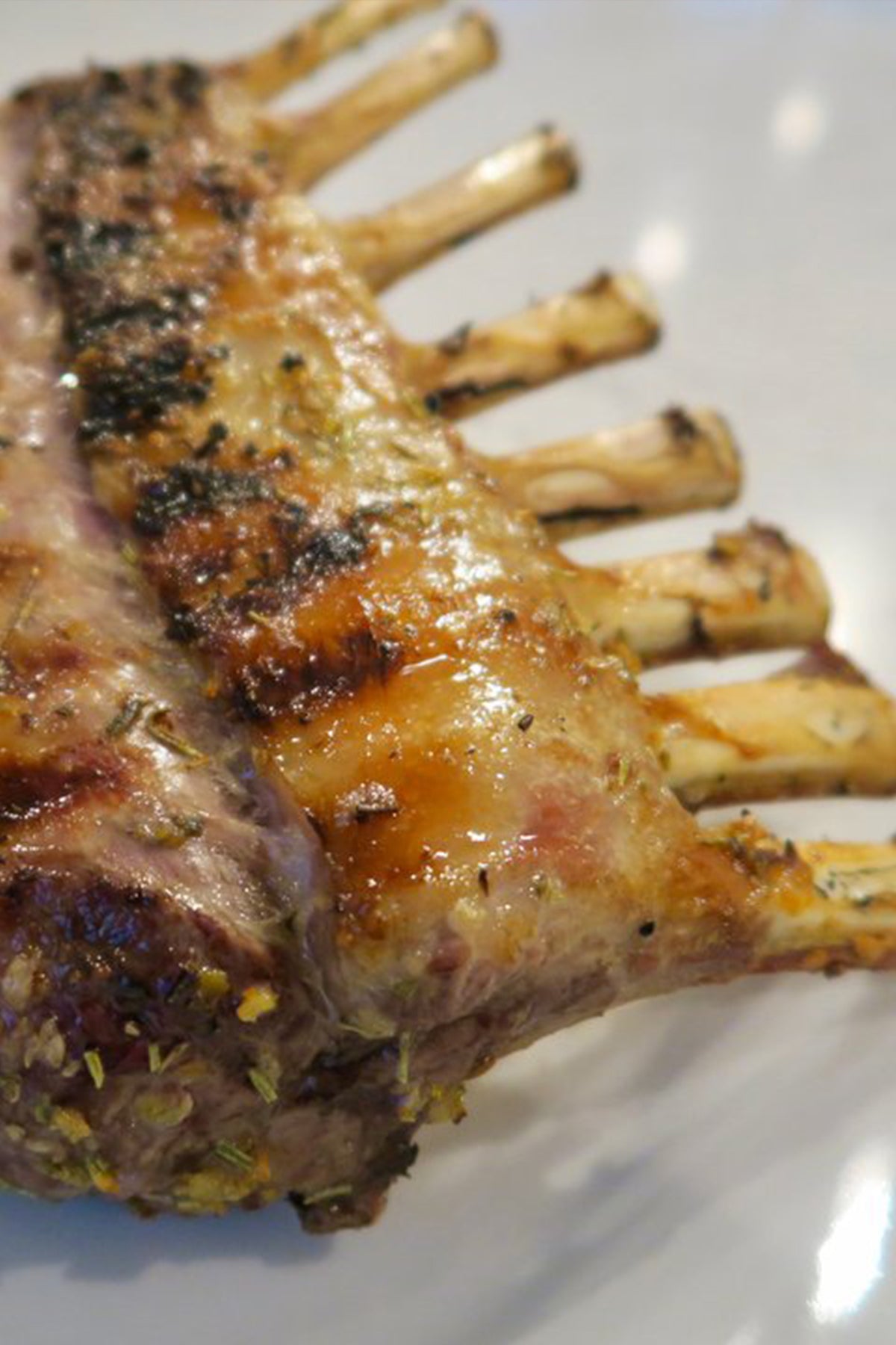 Mediterranean Garlic Herb Crusted Rack of Lamb