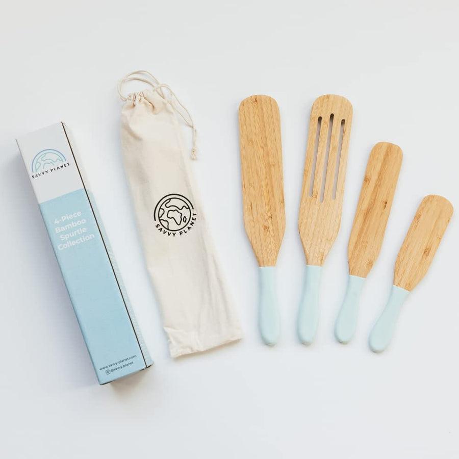 Bamboo Wooden Spurtle Set
