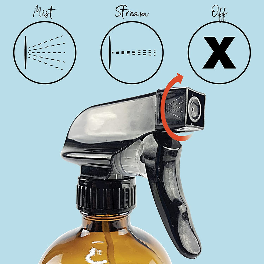 Replacement Black Plastic Trigger Spray Bottle Nozzles