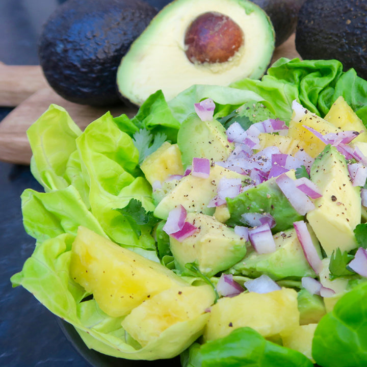 cuban style avocado pineapple salad