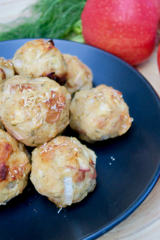 chicken and apple meatballs