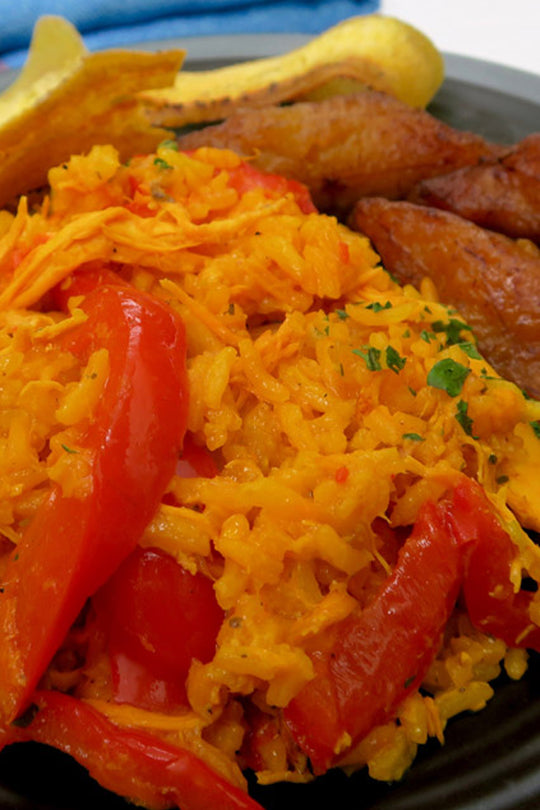 arroz con pollo - chicken & rice panama style