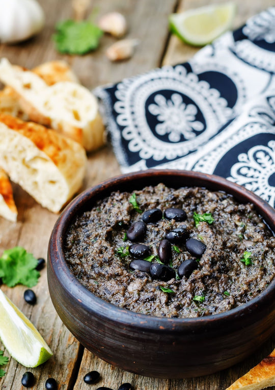 smoky black bean hummus