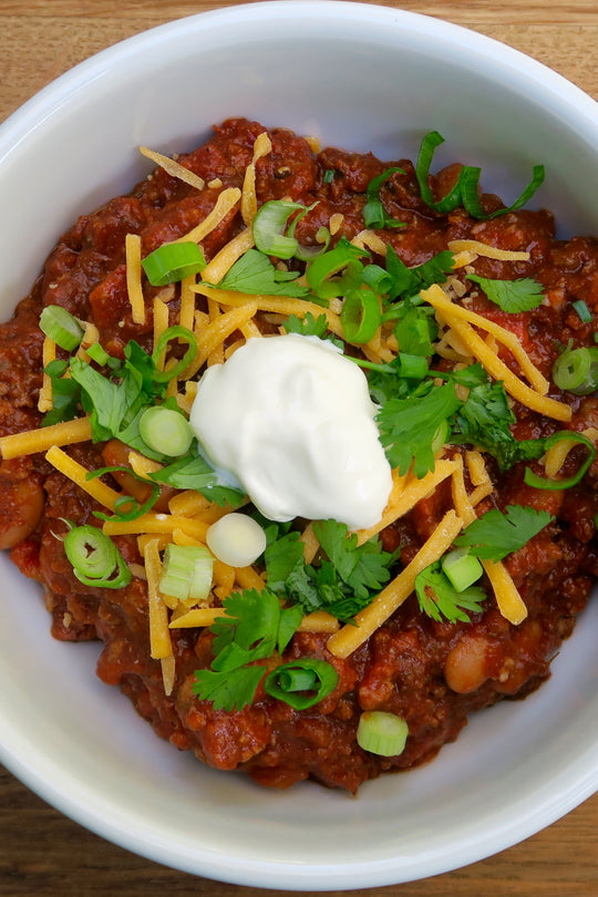 fiesta chili (for a party!)