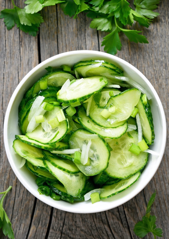 crispy marinated cucumbers