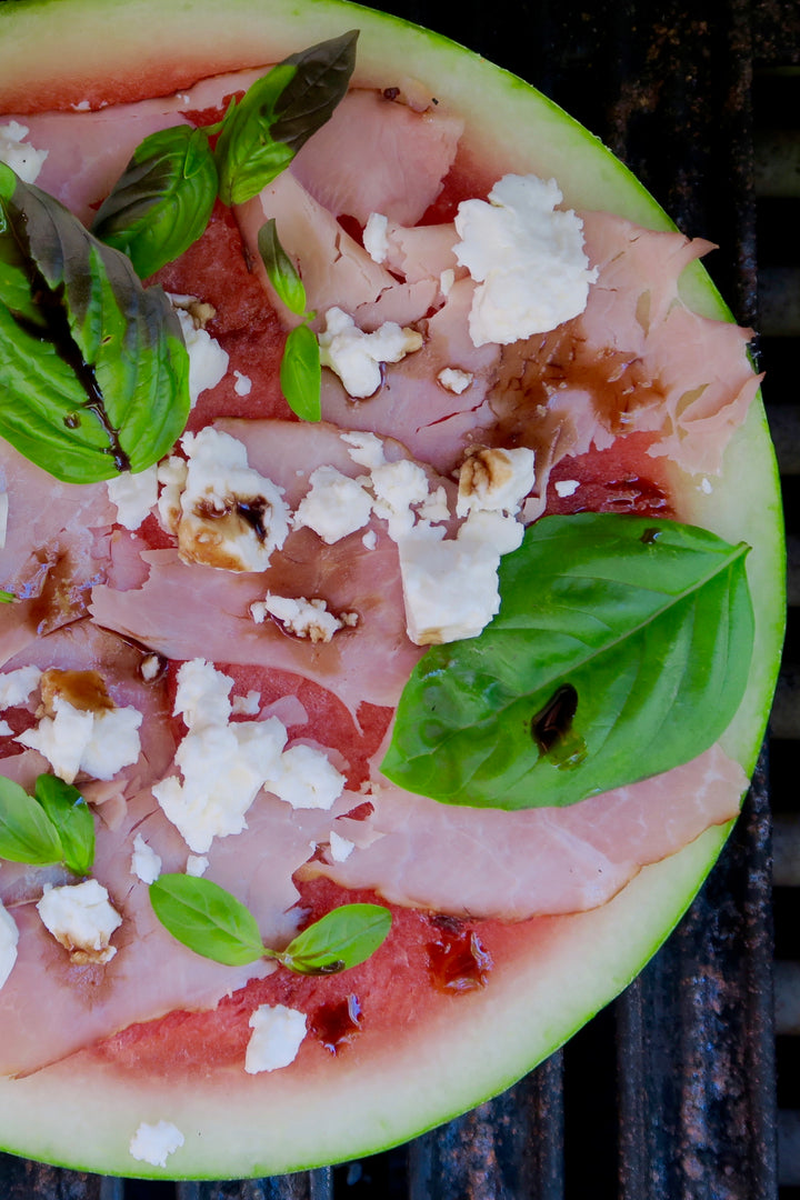 grilled watermelon pizza