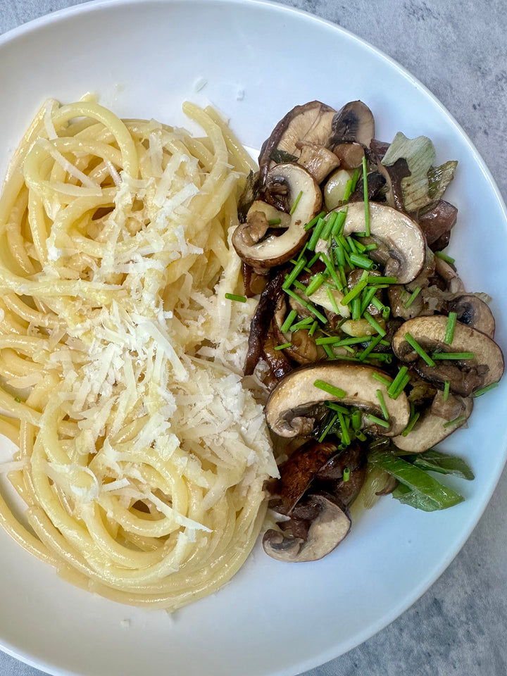 mushroom lover's carbonara