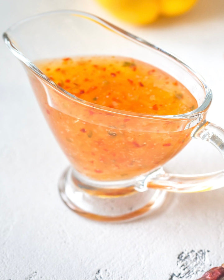 sweet & spicy mango garlic sauce