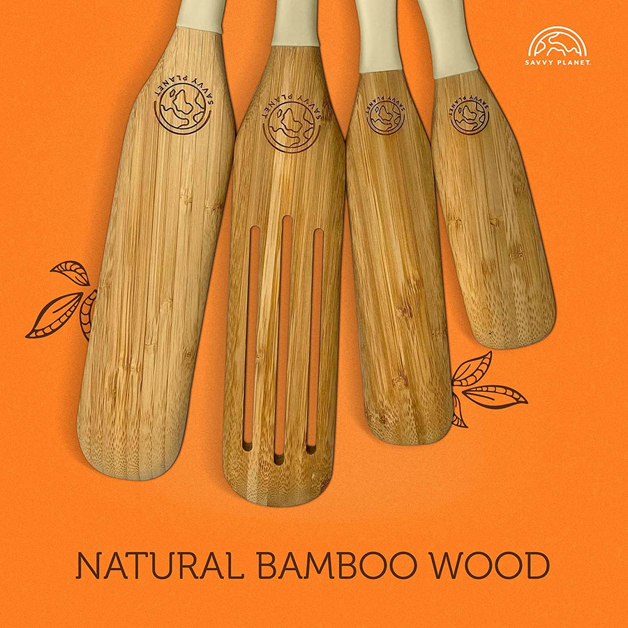 Bamboo Wooden Spurtle Set