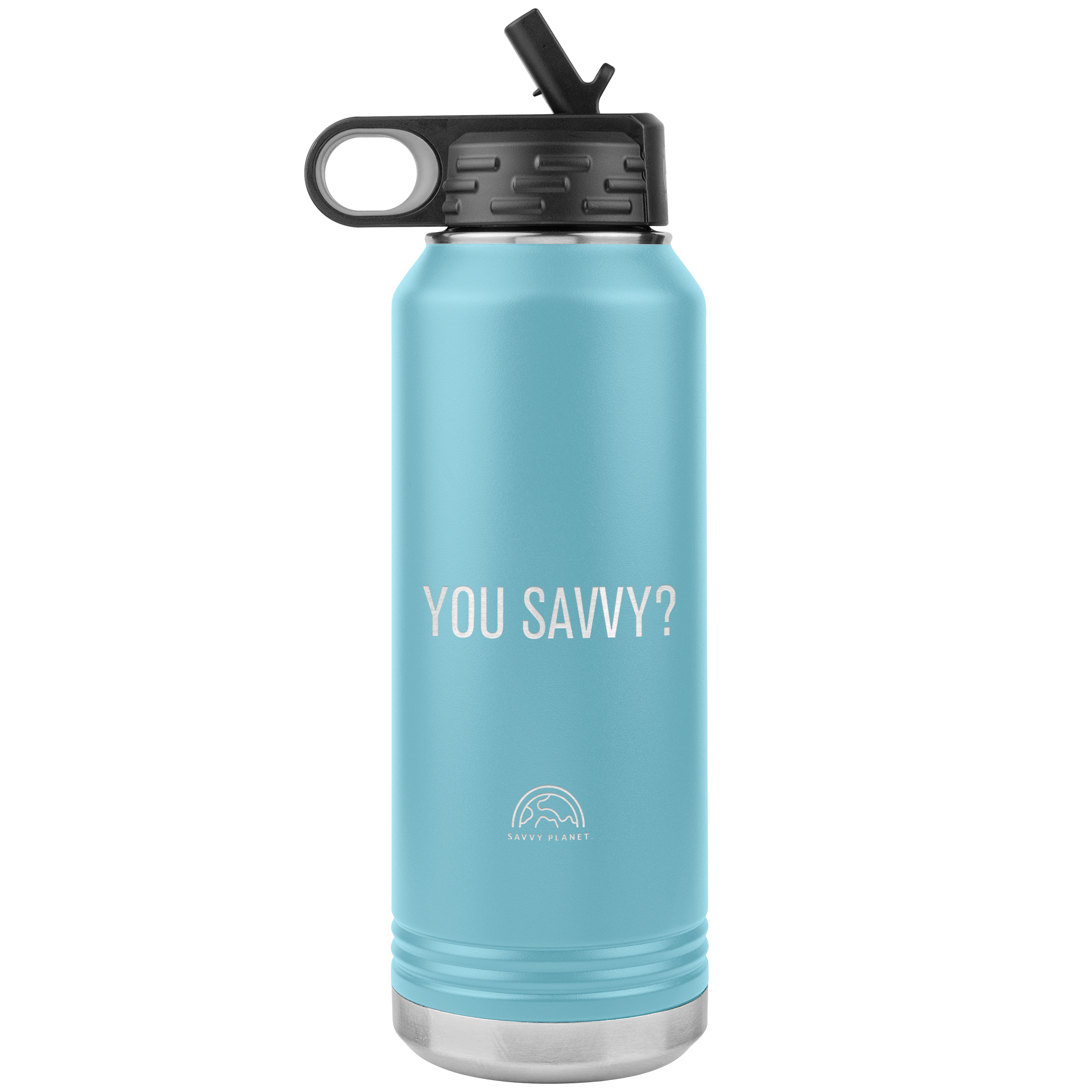 32 oz insulated water bottle with straw Water Bottle Tumbler – Savvy Planet